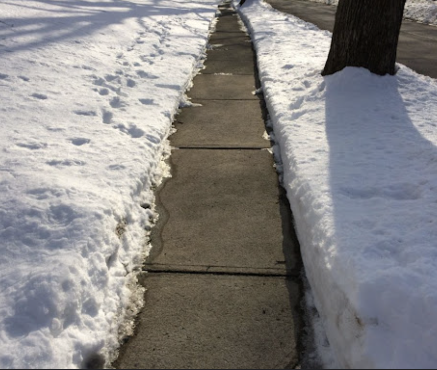 Sidewalk clearing