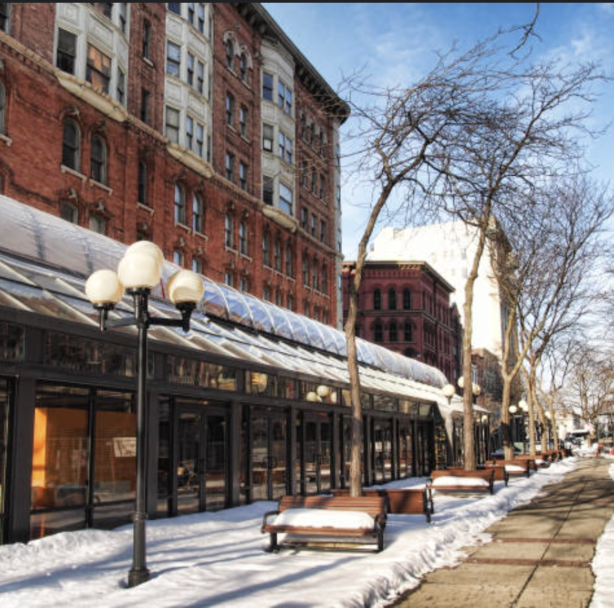 Storefront snow removal